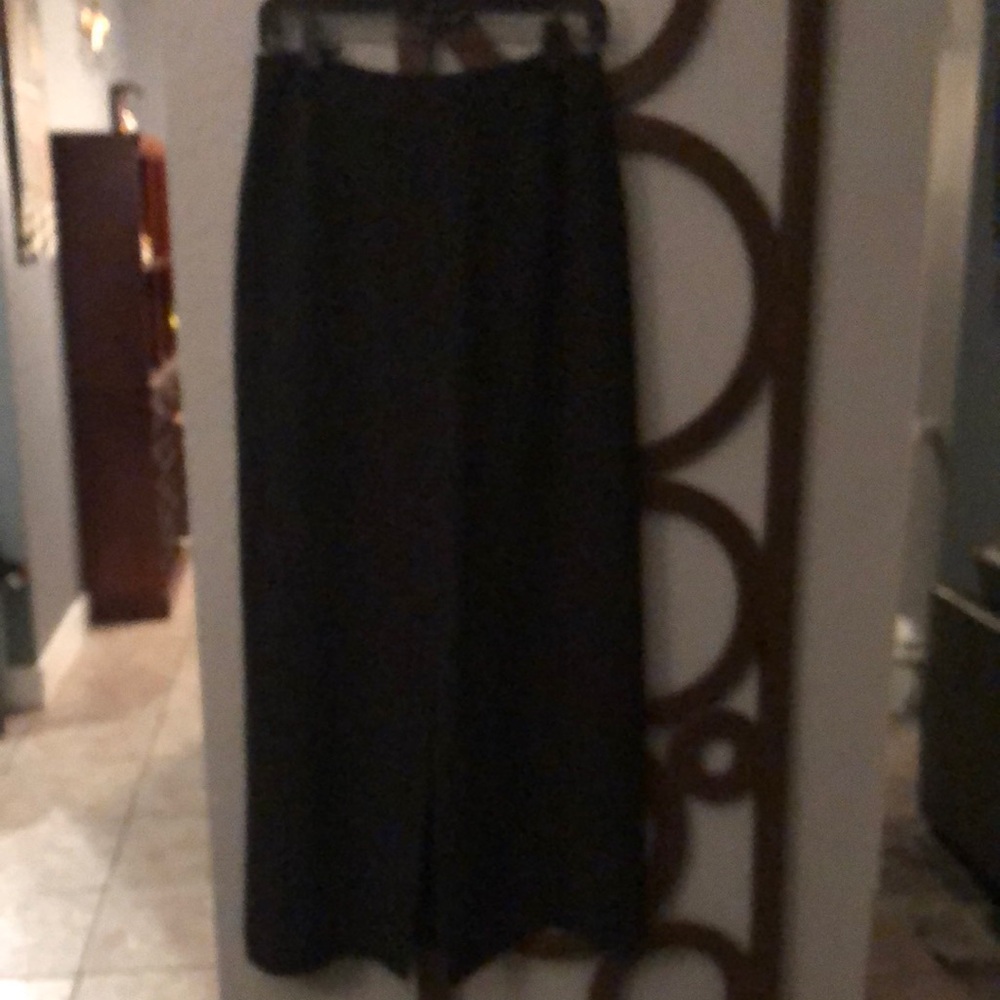 Banana Republic Elegant Black Maxi Skirt